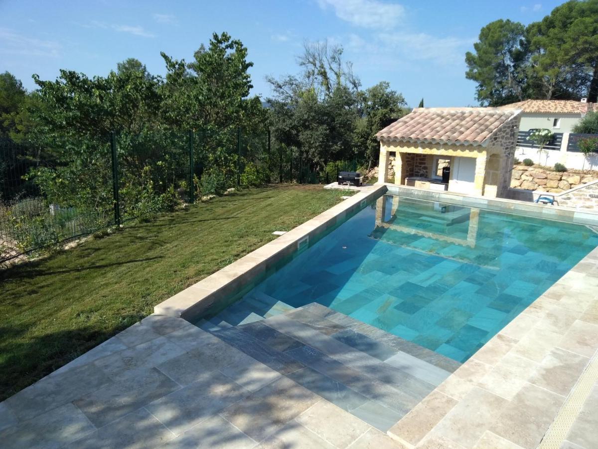 Studio Faillant Lorgues Spa Privatif Avec Superbe Piscine 외부 사진